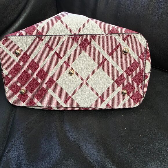 Dooney & Bourke Plaid Mini Barlow Bag Like New - Picture 10 of 10